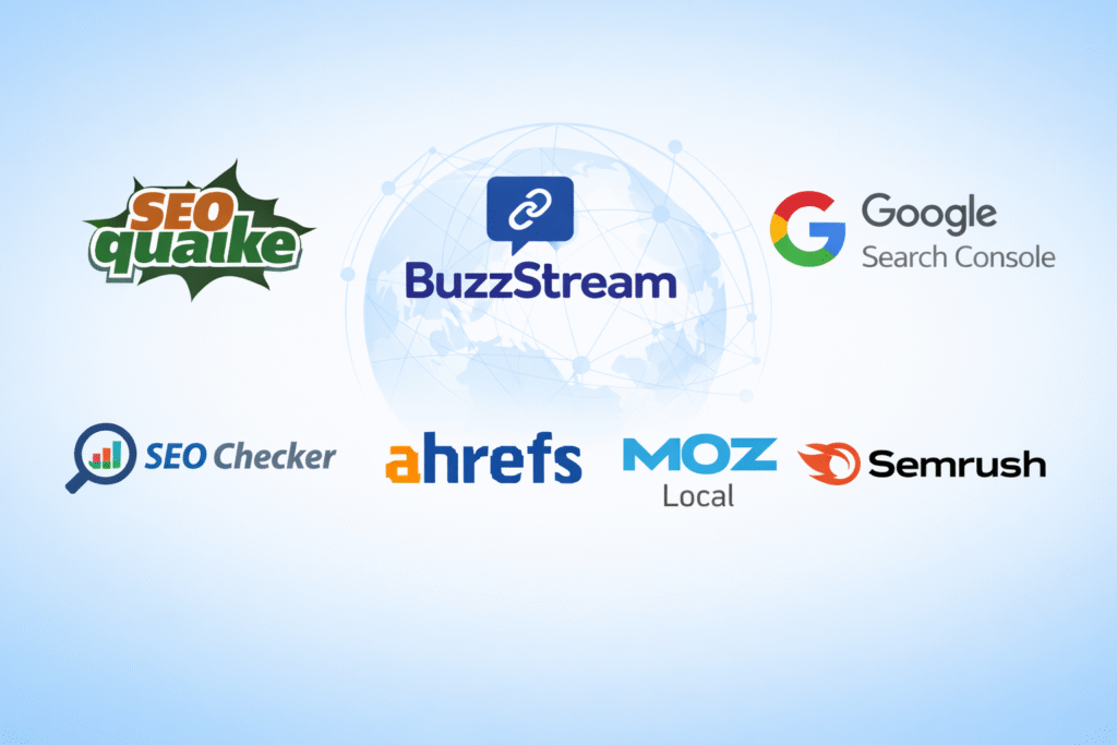 Comparison of the best off-page SEO tools, showing key features like backlink analysis, domain rating, and pricing.