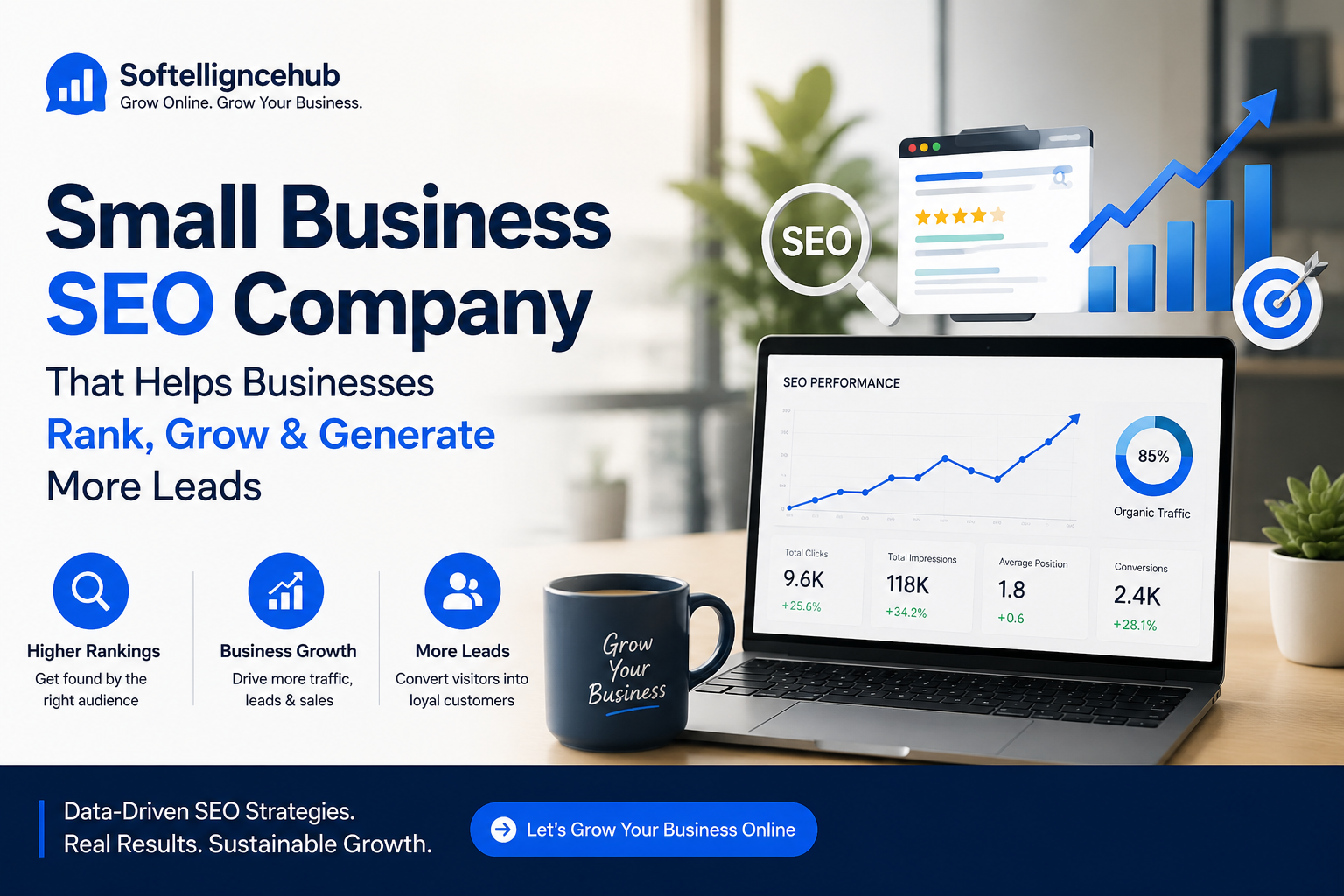 Small Business SEO Company That Helps Businesses Rank, Grow & Generate More Leads