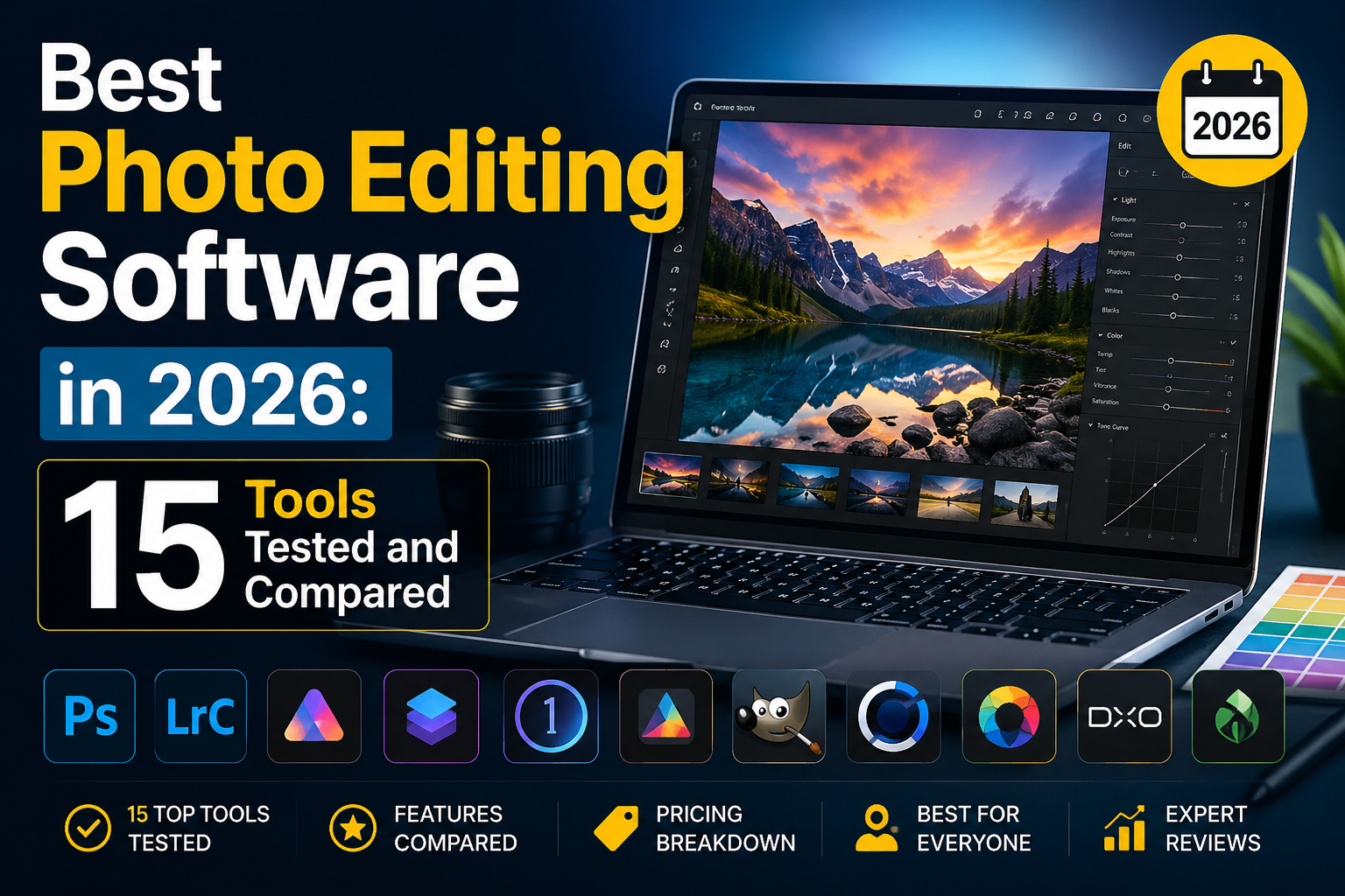 Best Photo Editing Software in 2026: 15 Tools Tested and Compared